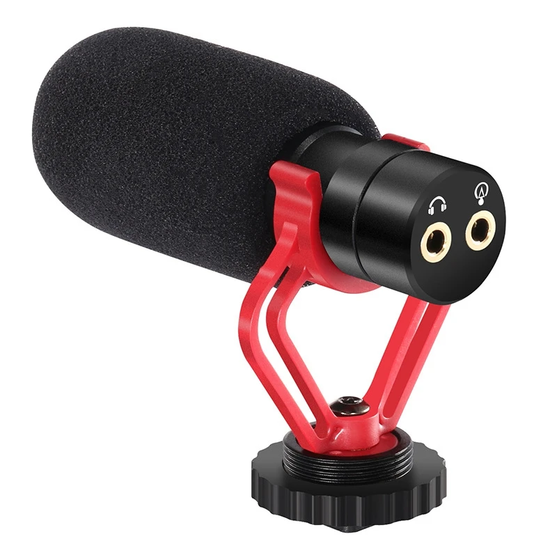 Camera Microphone Super-Cardioid Directional Condenser Video Noise Reduction for Sony Nikon Canon Fuji DSLRs | Электроника