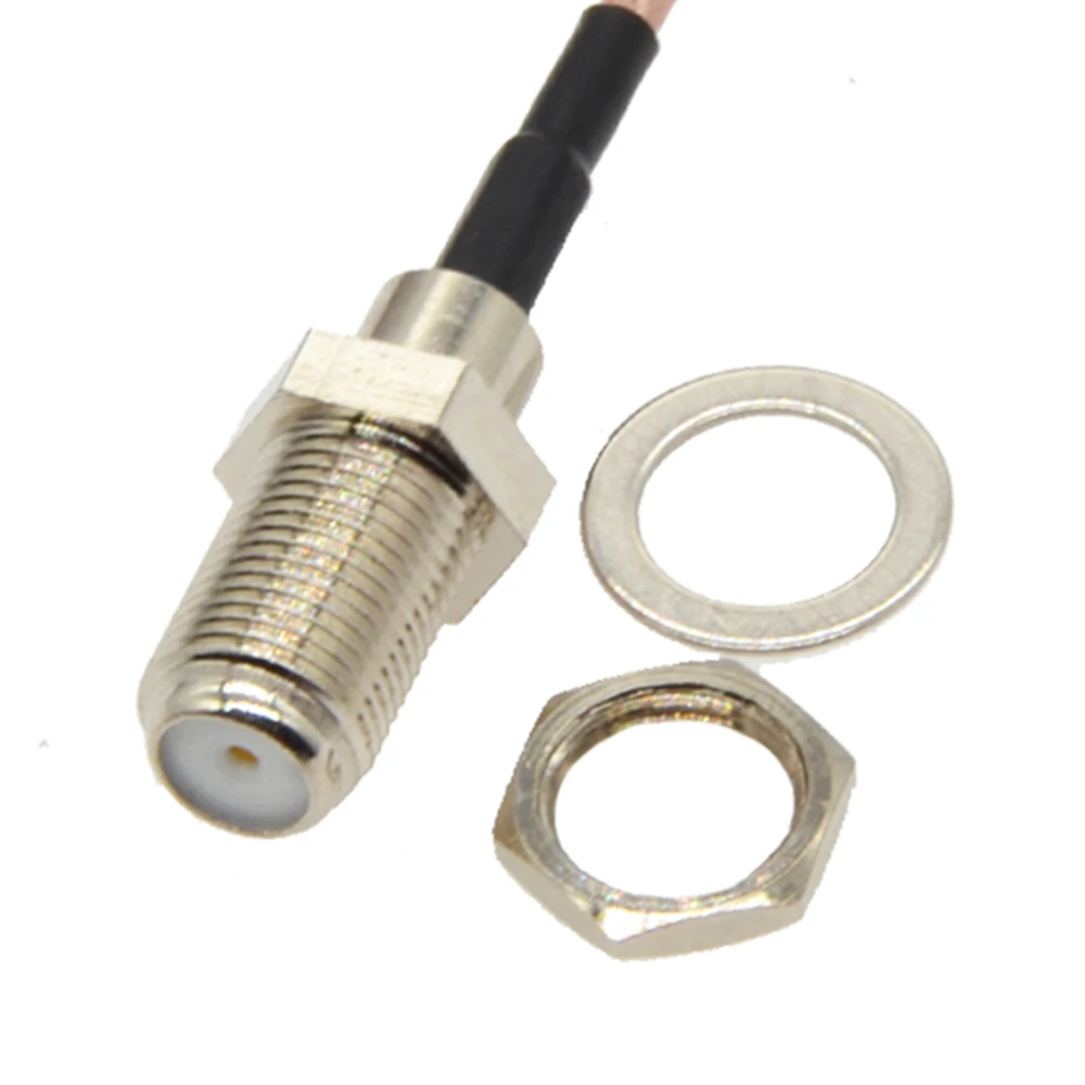 10 шт./лот F к IPX RG178 кабель Female uFL/u.FL/IPX/IPEX-1 Jack RF коаксиальный гибкий Wi-Fi 3G антенный