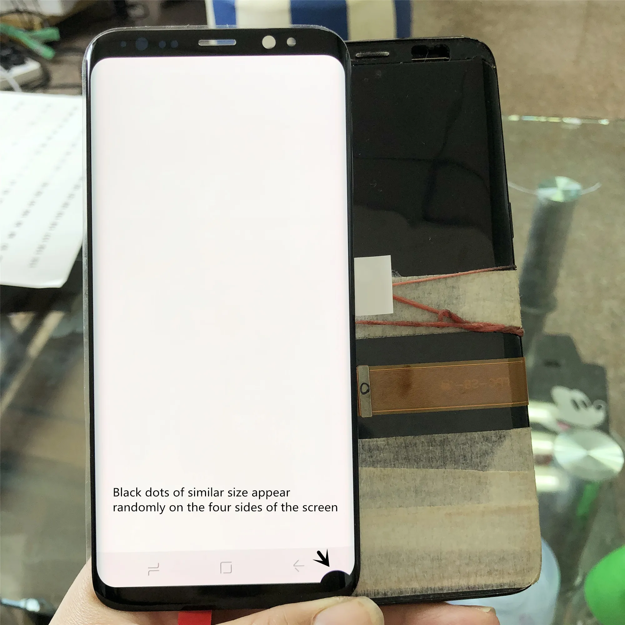100% Оригинальный Amoled ЖК дисплей для SAMSUNG Galaxy S8 G950F G950FD с точкой сенсорный экран