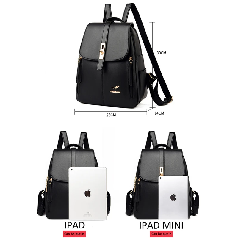 Модный женский рюкзак женские кожаные рюкзаки дамские Школьные Сумки Sac A Dos для