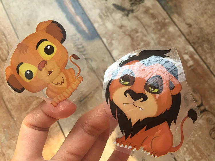 50 листов в партии vsco Король Лев водонепроницаемый гик серии наклейки бомба pusheen