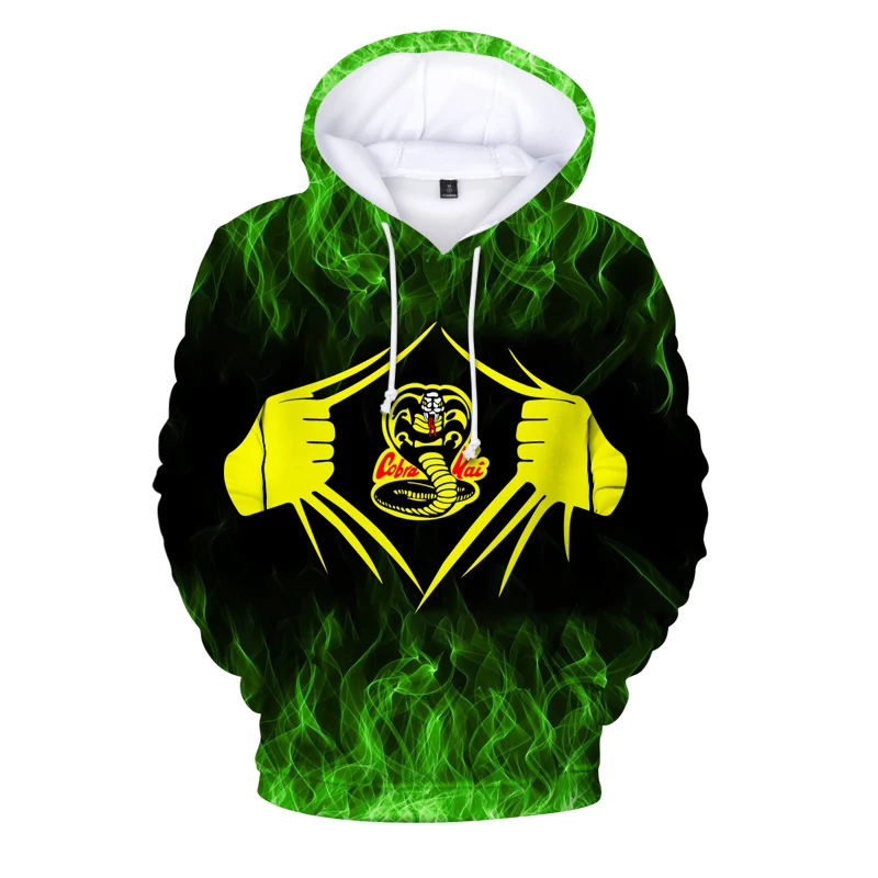 

Cobra Kai Men Harajuku Hoodies Sweatshirts Oversized 2021 Cobra Kai Men Women Streetwear Hoodie Male Hiphop Basic Hooded Hoodies