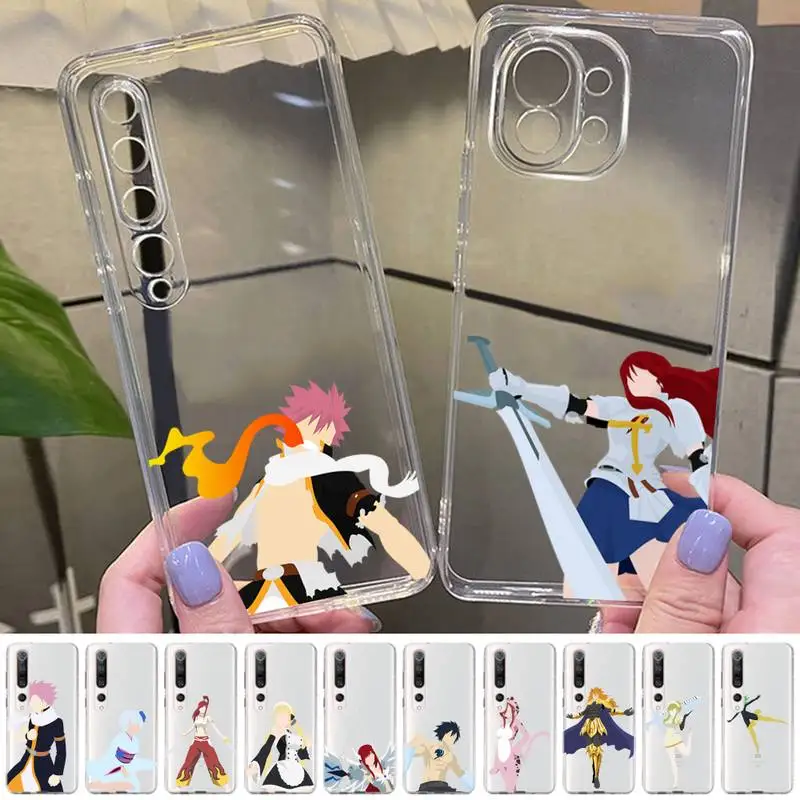 

YNDFCNB FAIRY TAIL Japan Anime Comics Phone Case For Redmi Note 5 7 8 9 10 A K20 pro max lite for Xiaomi 10pro 10T