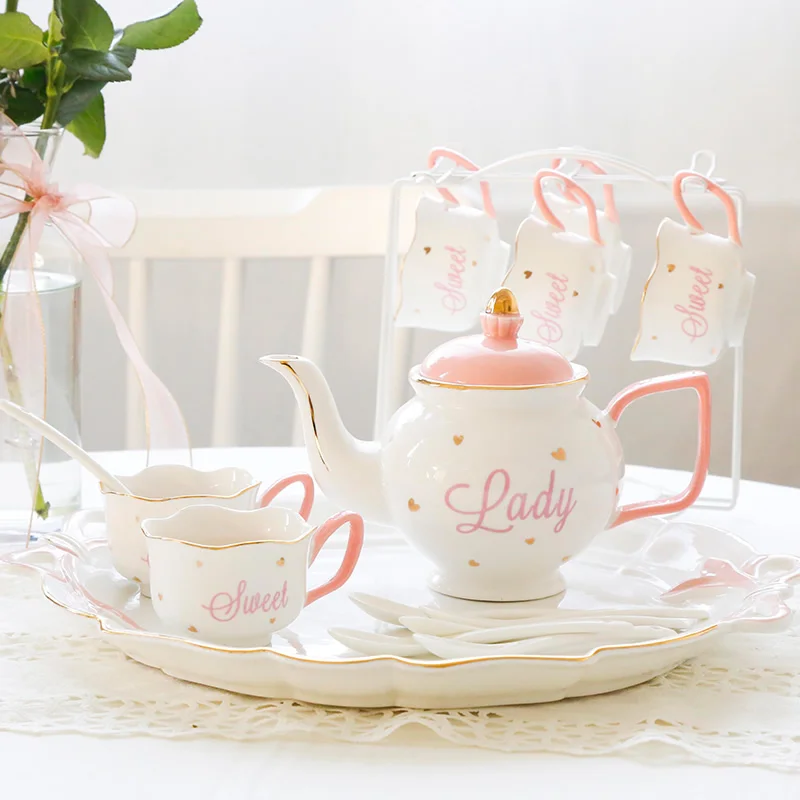 Наборы кофейных чашек Европейский роскошный простой домашний набор