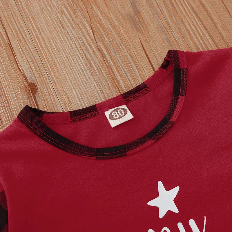 Зимний стиль 2020 Детский комбинезон для новорожденных хлопковый клетчатый с