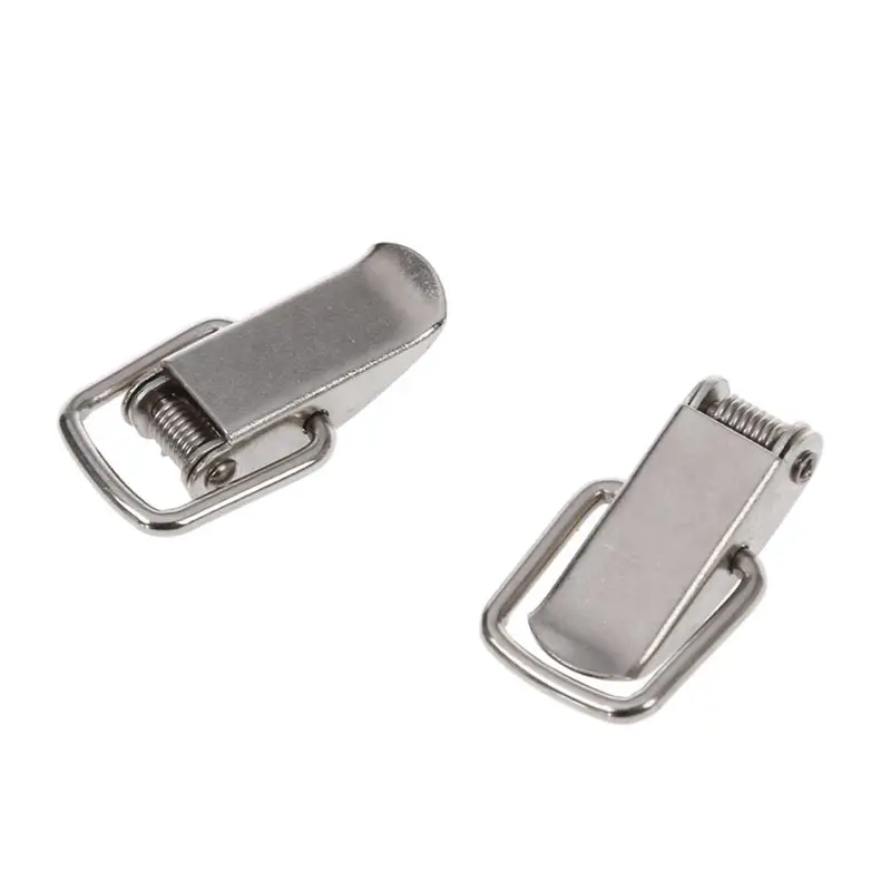 10Pcs Cabinet Spring Loaded Iron Straight Loop Toggle Latch 45mm Length | Обустройство дома