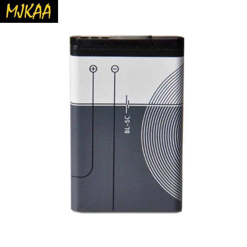 MJKAA 2 шт BL-5C BL5C BL 5C Замена литий-ионная литиевая батарея 1020mAh батареи для Nokia 1112 1208 1600