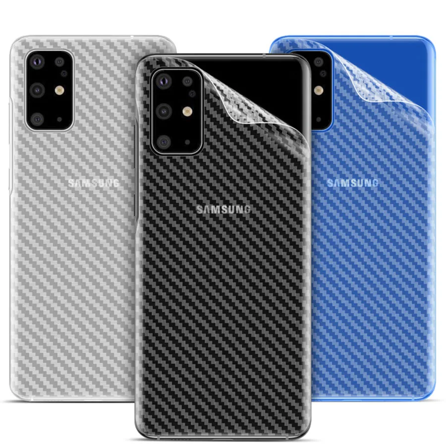 

100 шт. для Samsung GalaxyS22 S21 Note 20 S20 ультра углеродное волокно защитная пленка Закаленное стекло для A51 A71 S20fe s20 Plus
