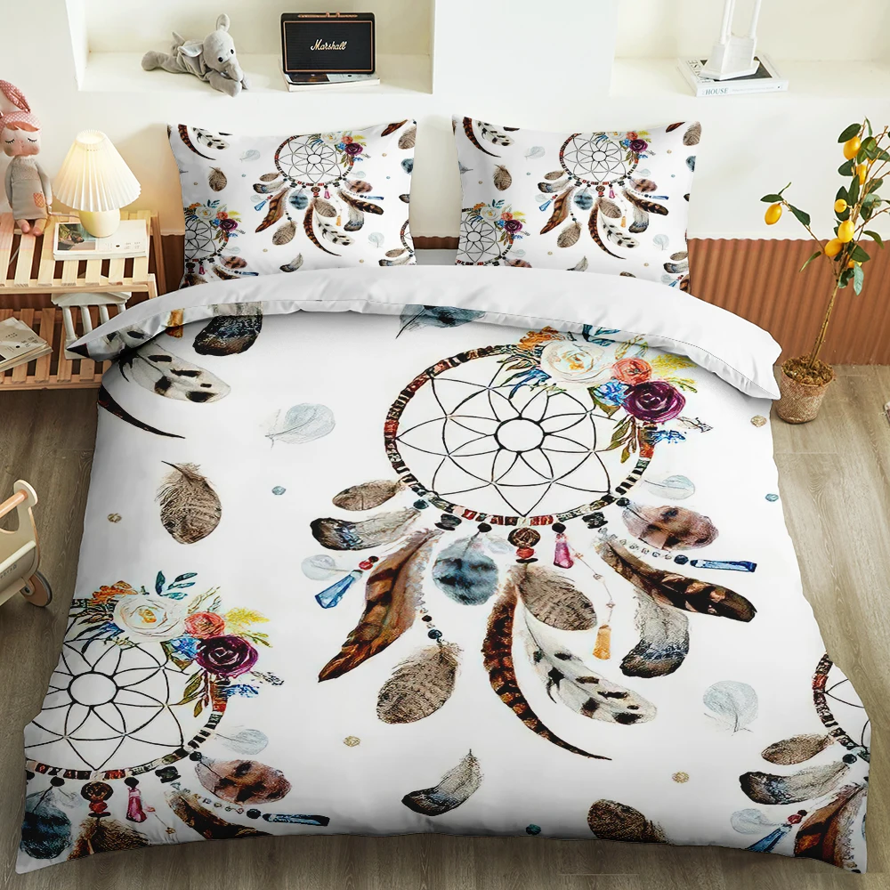 

3D Print Dreamcatcher Modern Fashion Bedding Set Bedroom Home Decor Custom Queen King Single Soft Pillowcase Duvet Cover Set