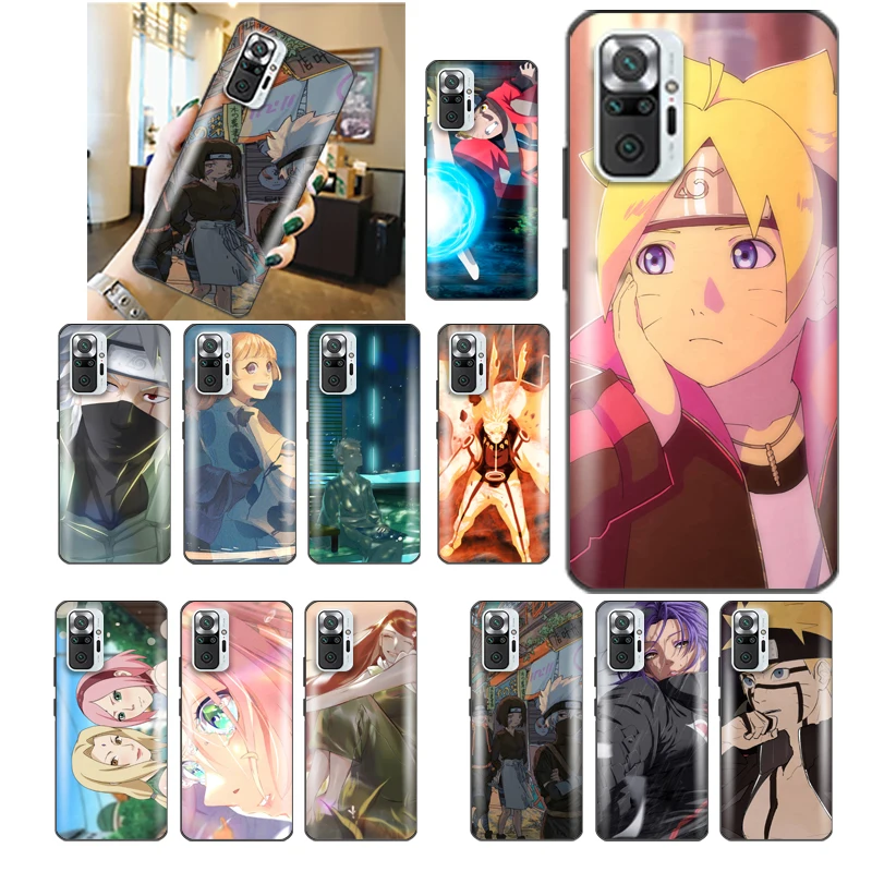 

Sasuked N-Narutos Kakashi Gaara Phone Case For Redmi Note 10 10X 10T Pro 4G 5G Telephone Anime Waterproof Cellphone Ultra Thin