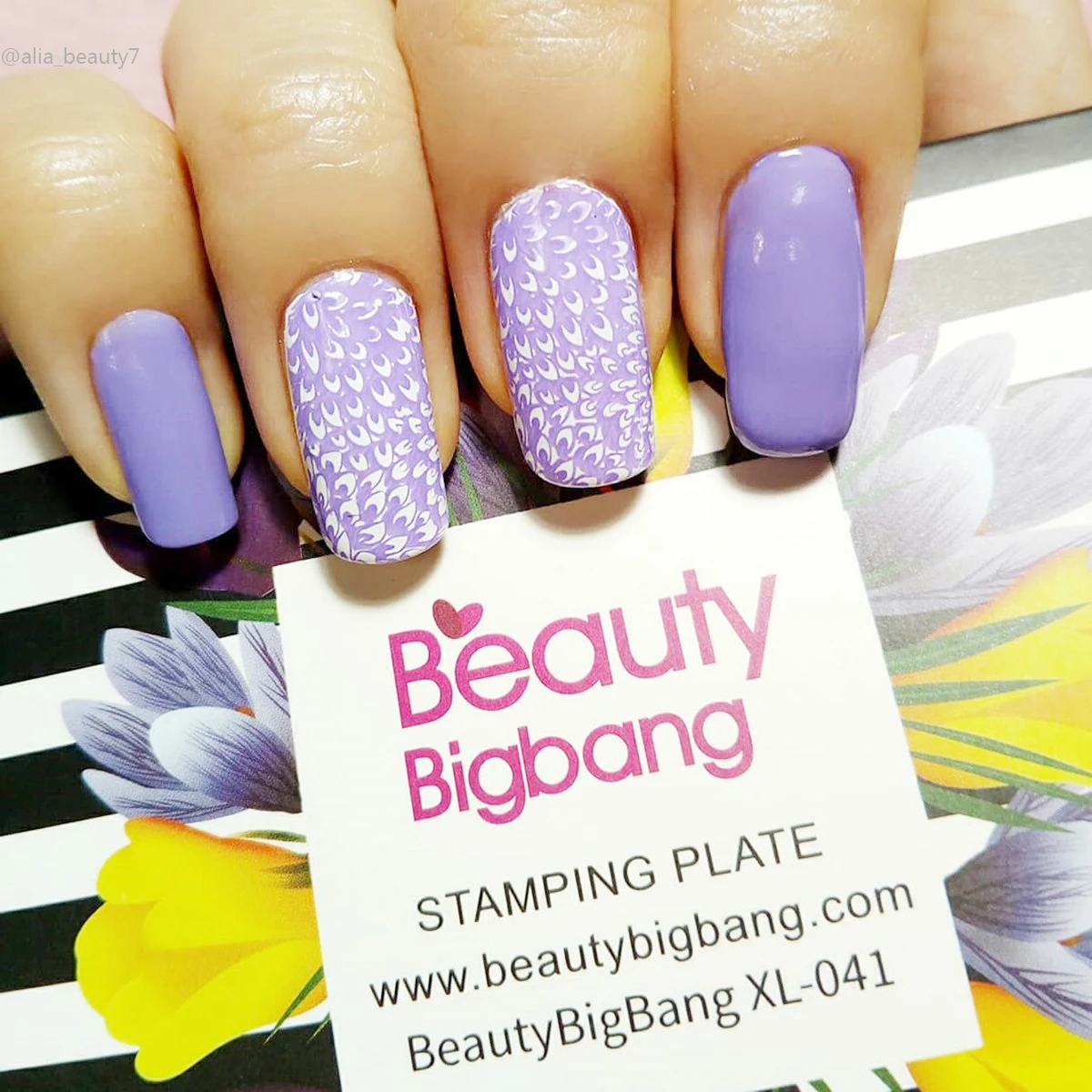 BeautyBigBang штамповочная пластина 6*12 см цветочный дизайн ногтей штамповка пластины Аксессуары штамп для шаблоны для ногтей Дизайн ногтей BBB XL-041