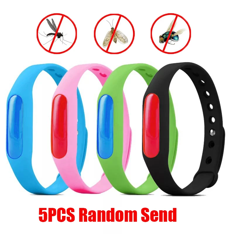 5 шт. разноцветные силиконовые браслеты для защиты окружающей среды летний