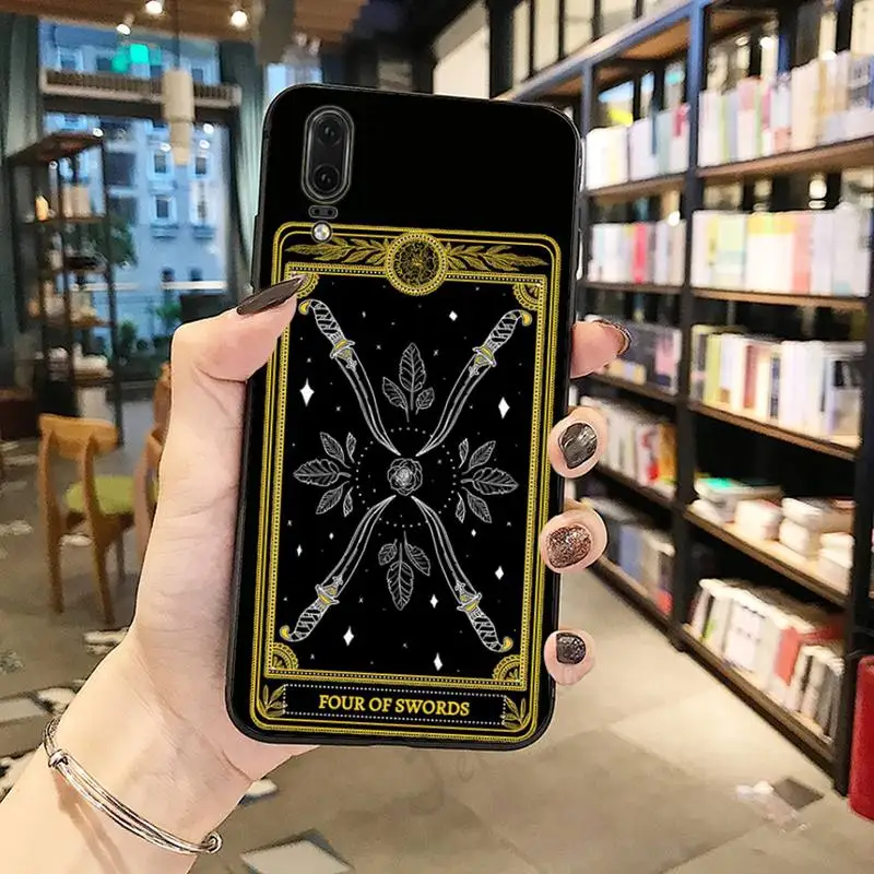 

design aesthetic art retro Tarot cards Phone Case For Huawei honor Mate P 10 20 30 40 Pro 10i 9 10 20 8 x Lite