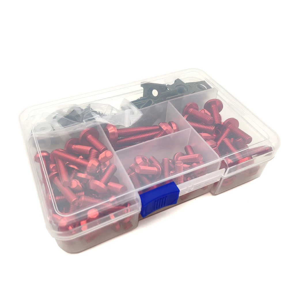 Универсальный Комплект болтов для обтекателя кузова мотоцикла крепежные зажимы