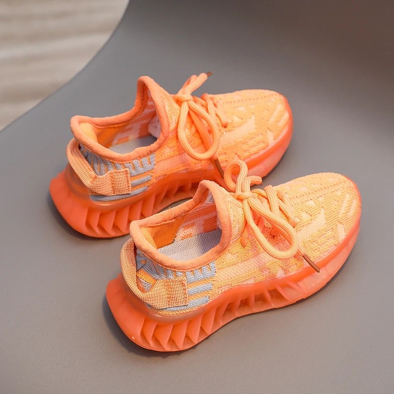 Кроссовки детские для мальчиков и девочек дышащие сетчатые осень 2021 | Детская