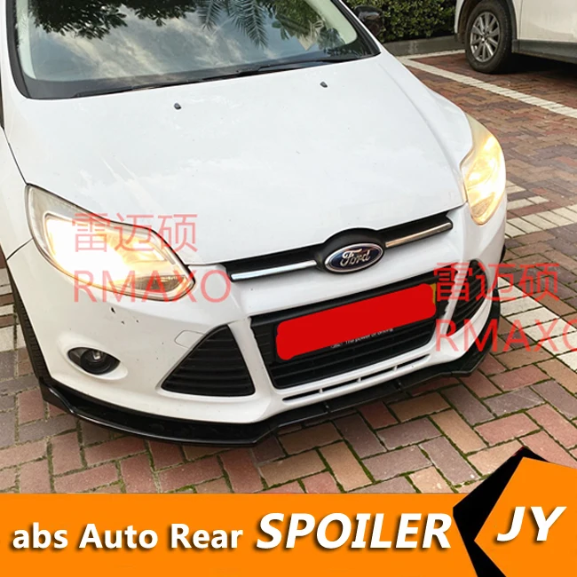 Для FORD Focus тела комплект спойлер 2012-2014 для 3 шт. ABS задняя губа задний переднего