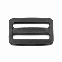 10pcs plastic black webbing adjustment buckle curve slider tri glide adjust buckles camping sport backpack straps accessories
