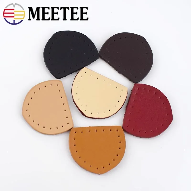 Meetee 10 пар 3 8*3 см кожаные аксессуары для багажа кожаная молния съемник хвост DIY