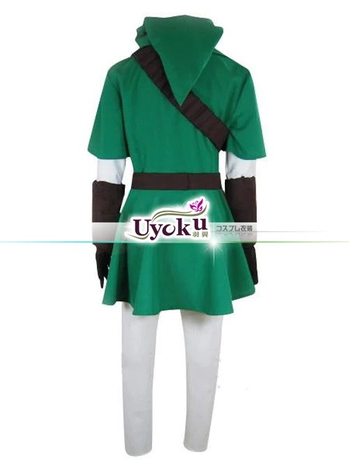 

Hot Anime Game Link Cosplay Costume Full Set Comic Link role play green Outfits Full sets