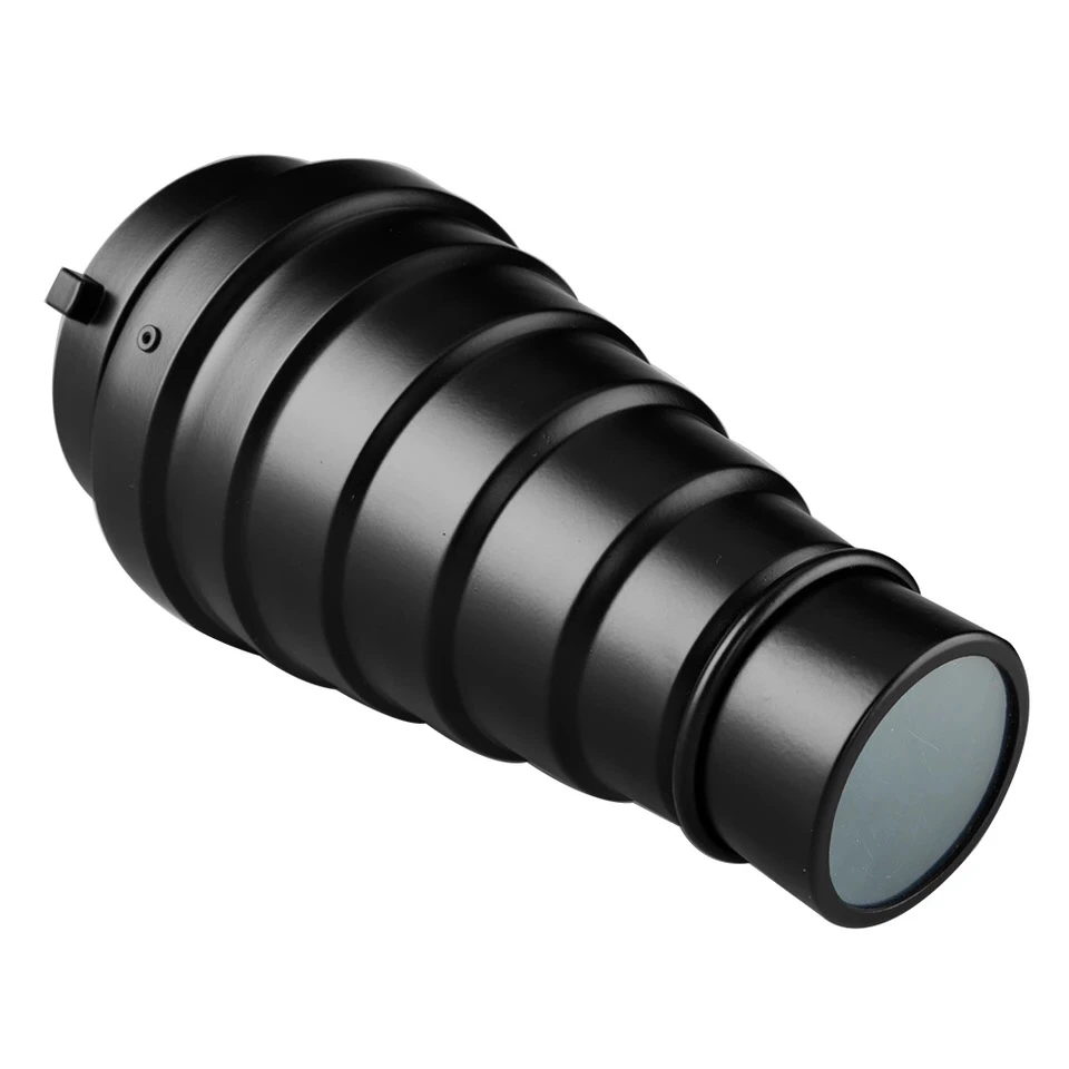 Фото Godox SN-01 с цветным фильтром, коническая студийная вспышка Snoot, аксессуары, сотовая сетка для крепления Bowens, студийная стробоскопическая вспышка №4