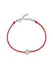 Браслет из серебра красная нить желаний REDLIN тренд 2022 Bracelet of silver red thread of desires Redlin trend 2022