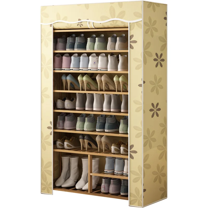 Увеличенная стойка для обуви Большая вместительная Простая Стойка с принтом