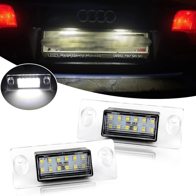 

1 светодиодный, светодиодные лампы для номерного знака Audi A3 A4 B5 96-01 S5 B5 S3/Sportback 97-03 A4/S4