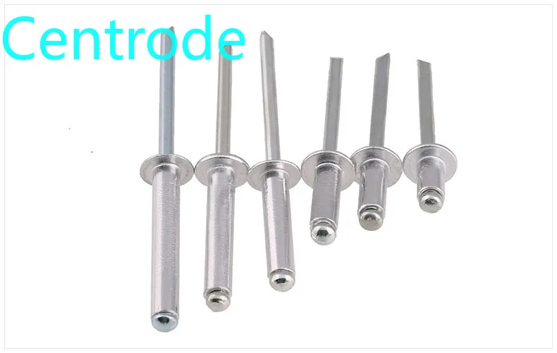 Заклепка с круглой головкой из алюминия заклепка вытянутым сердечником серия 50