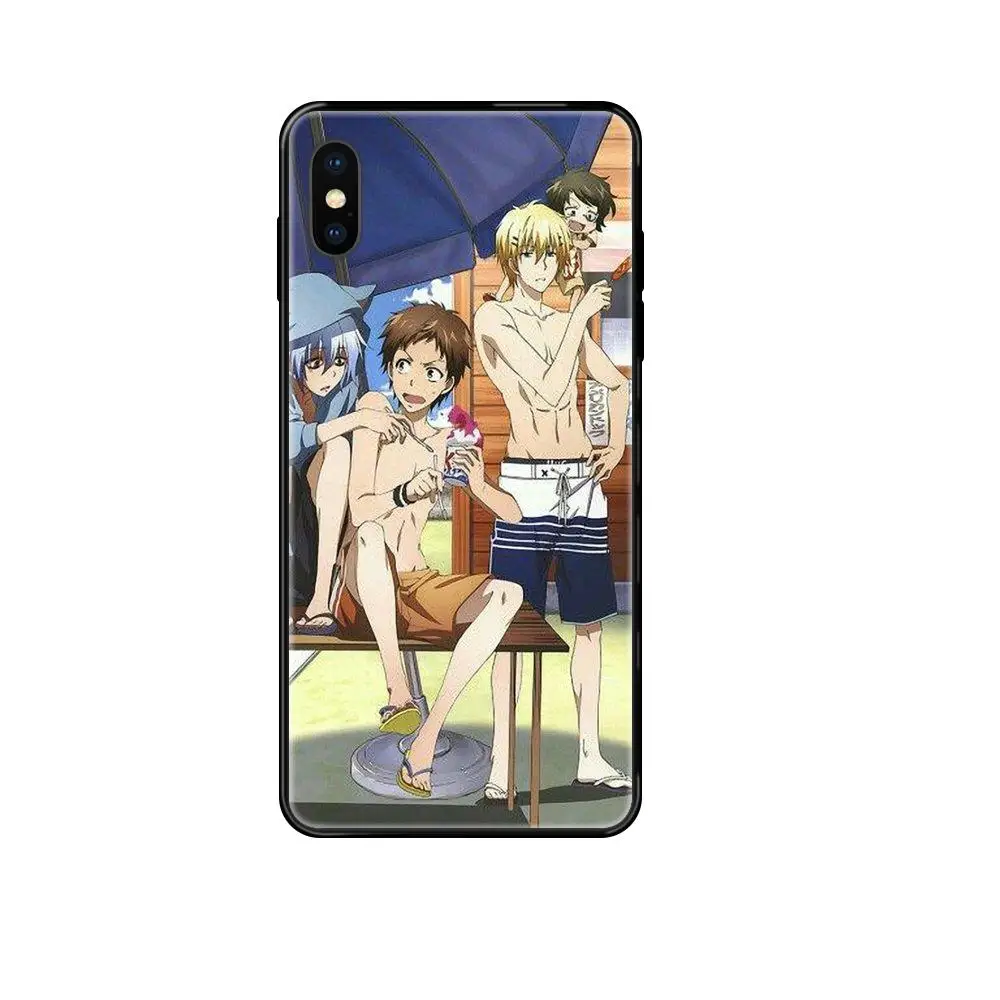 Роскошный черный мягкий чехол Kuro Servamp Kuronyan для Galaxy A5 A6 A7 A8 A10 A10S A20 A20S A20E A21S A30S A40 A50 |