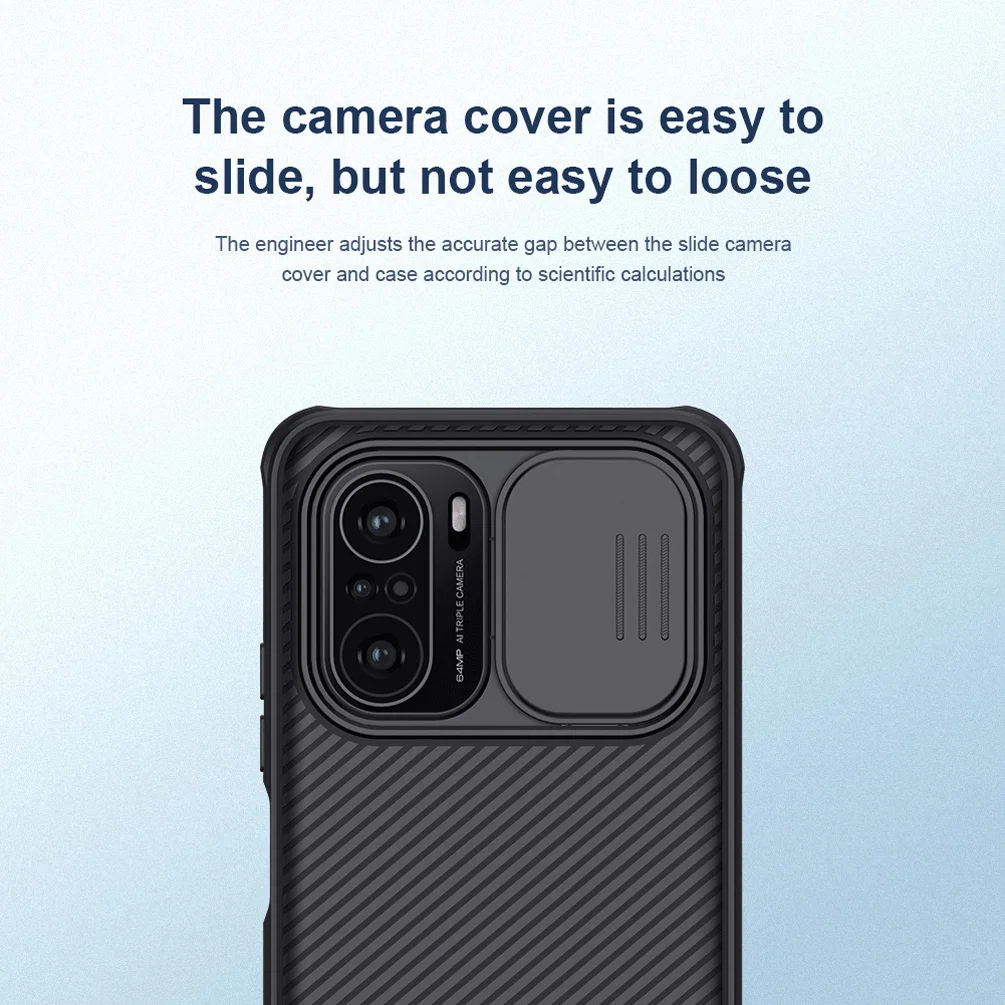 For Xiaomi Redmi K40 Poco F3 Case Nillkin CamShield Pro Camera Protection Case For Redmi K40 Pro+ Plus Classic Lens Cover