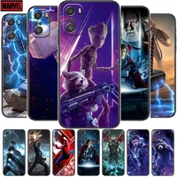 marvel thor for xiaomi redmi note 10s 10 9t 9s 9 8t 8 7s 7 6 5a 5 pro max soft black phone case