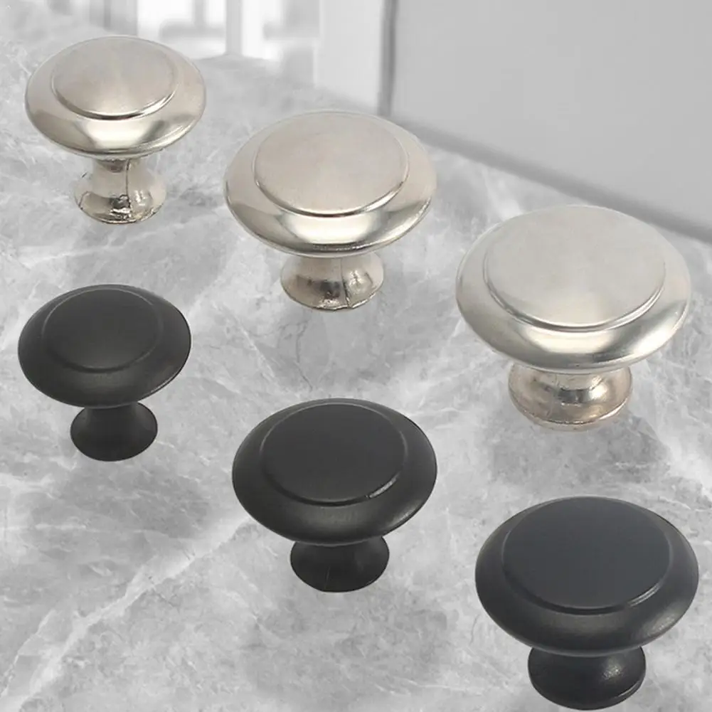 10 шт./компл. круглые ручки шкафа стальные ящика кухонные аксессуары Тяговая