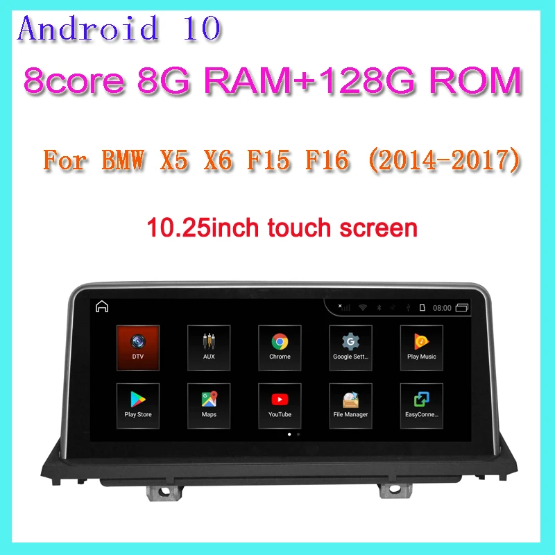 

Автомобильный мультимедийный плеер 8 ГБ ОЗУ 128 Гб ПЗУ Android 10 для BMW X5 F15 X6 F15 2018 2019 2020 автомобильное радио gps навигация аудио стерео carplay