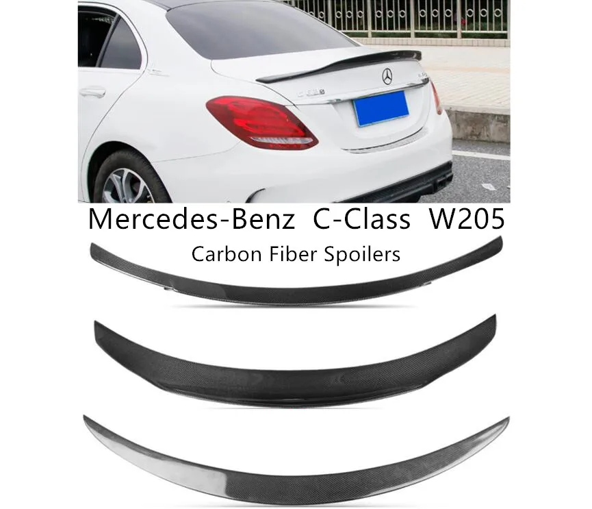 Спойлеры из углеродного волокна для Mercedes-Benz C-Class W205 C63 C43 C180 C200 C260 C300 C320