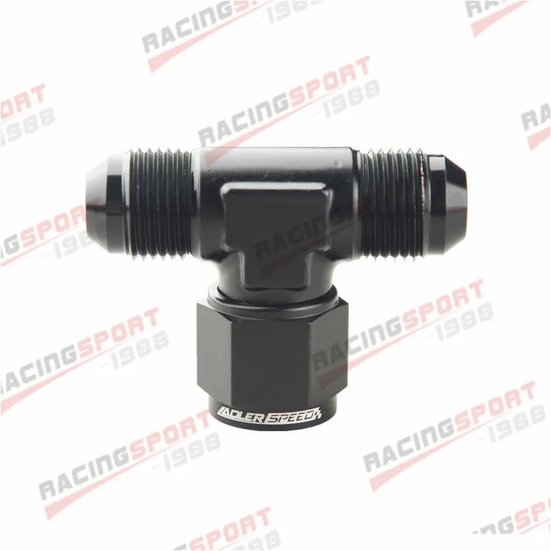

Tee Fitting -8AN 8AN Male To 8AN AN8 Male To AN-8 8AN Female Aluminum Black