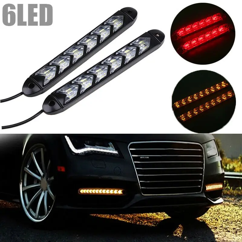 

Auto Daytime running lights Flowing Strip Turn Signal Universal Accessories