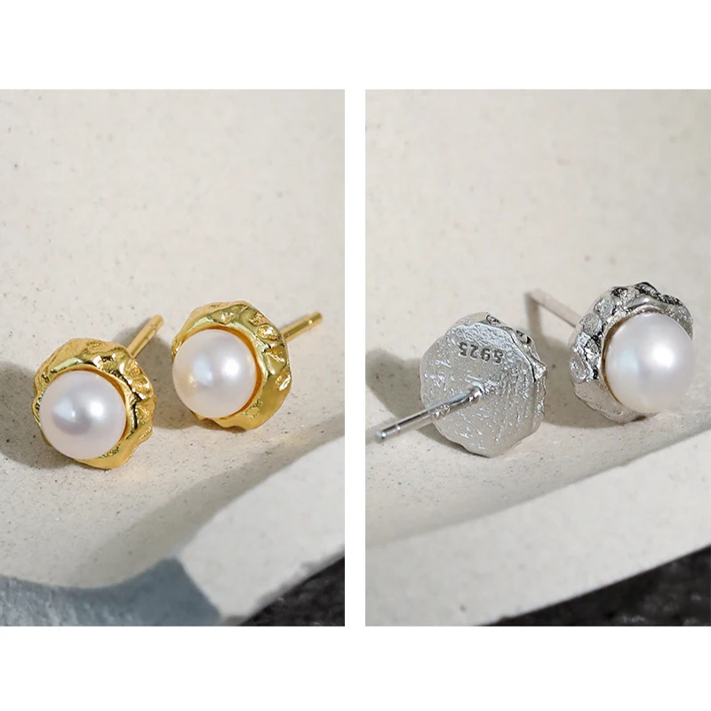 

Серьги женские из серебра 925 пробы с жемчугом