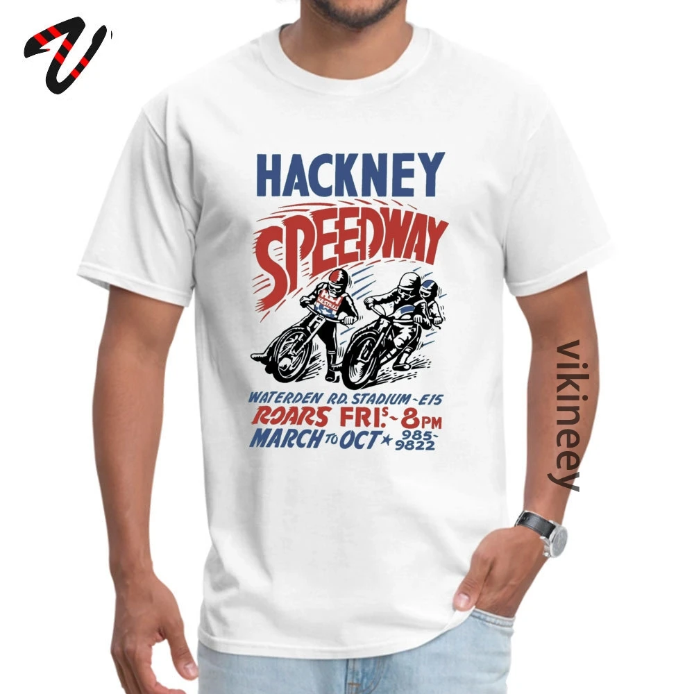 Обычный Топ новинка 2019 модные мужские футболки Hackney Speedway Ozzy Осборн удобные
