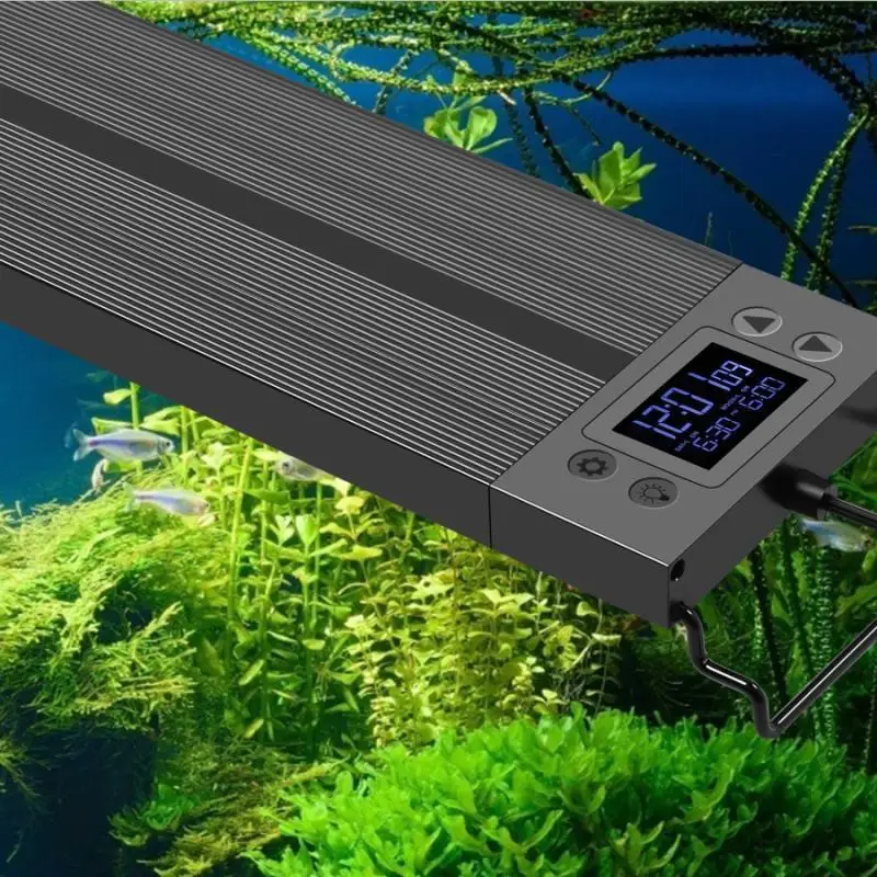 

24-48inch IP65 Programma Aquarium Led Lighting Aquarium Light Lamp For planted Coral Reef led light EU plug Aquarium Leds Dimmer