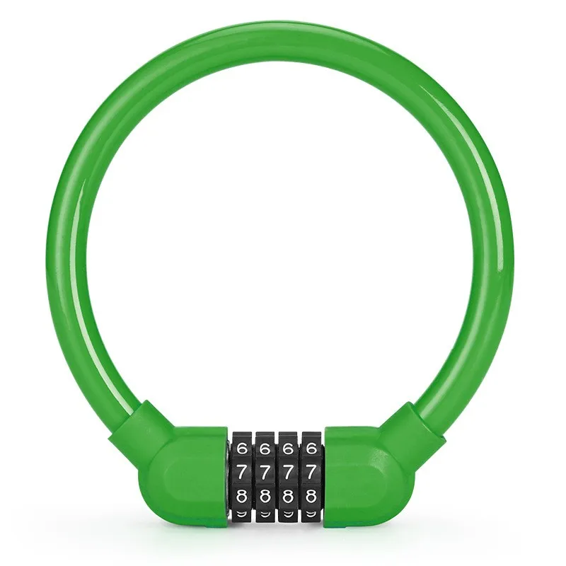 

Ring Bicycle Lock Road Mountain Bike Anti-theft Code Four-digit Portable