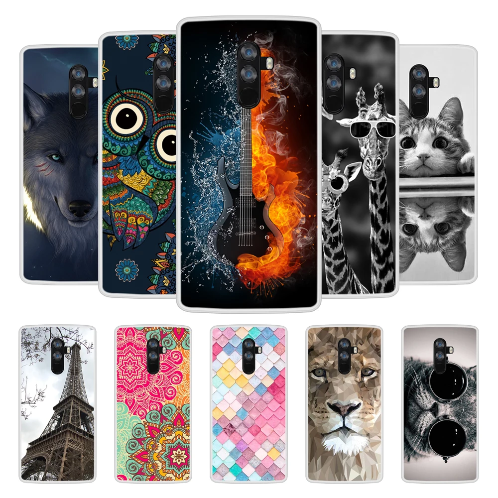 Case for Doogee Mix 2 Soft Silicone TPU Chic Patterned Paint Phone Cover Mix2 In Stock |