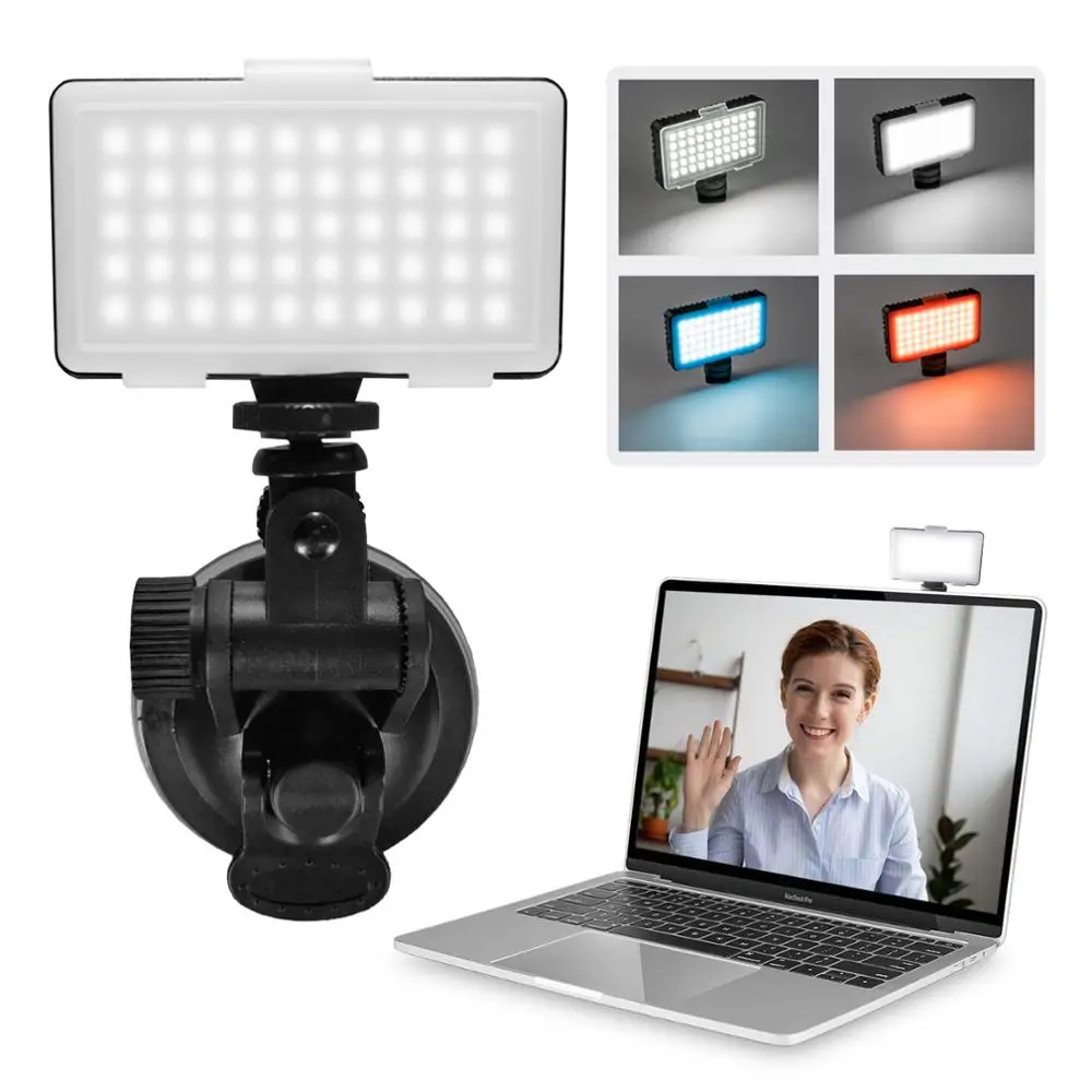 Мини-светодиодсветильник лампа для видеосъемки встроенный аккумулятор 6500K