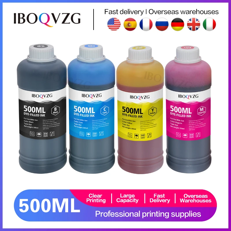 IBOQVZG-kit de recarga de tinta, cartucho de tinta CISS para HP OfficeJet 500, 903, 904, 905, 6950, 6956