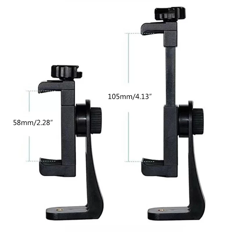 

Cell Phone Tripod Adapter Holder Universal Smartphone Rotate Non-slip with 1/4 Standard Metal Screw Mounting Mount