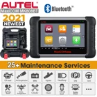 Autel MaxiCOM MK808BT беспроводной OBD2 сканер автомобиля автомобильный диагностический инструмент все системы диагностики TPMS считыватель кодов MK808