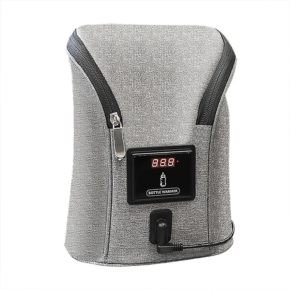 12v Универсальная автомобильная двойная бутылка с теплым молоком Портативное