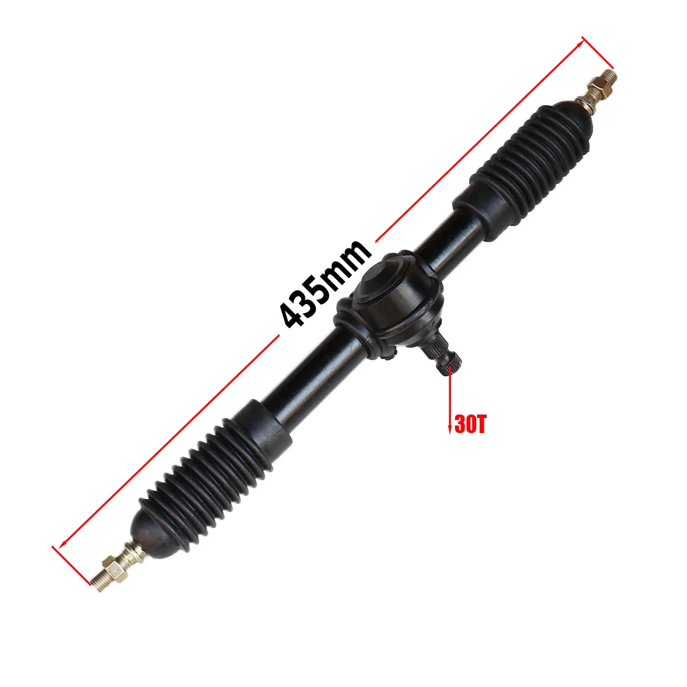 

435mm M10 Full steel Power Steering Gear Rack Pinion Fit For DIY China Golf Go Kart Buggy Karting ATV UTV Bike Parts