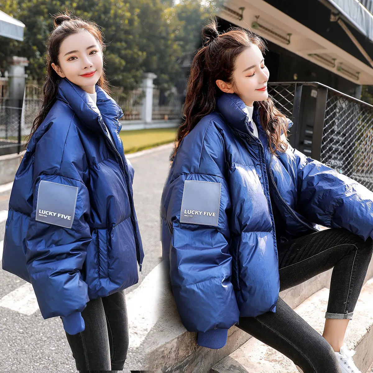 Одежда с хлопковой подкладкой для женщин 2019 костюм платье зимняя свободная