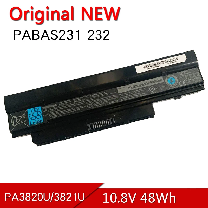 

Новый оригинальный аккумулятор PA3821U PA3820U-1BRS для ноутбука Toshiba Mini NB500 NB505 NB525 T230 T235 T235D T215D T210D PABAS231 S232 N