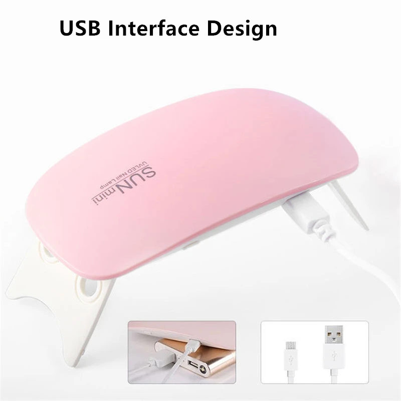 Lamemoria Высококачественная УФ лампа для ногтей сушилка USB кабель маникюрный